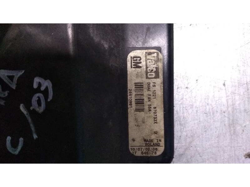 Recambio de electroventilador para opel vectra c berlina 2.2 16v dti cat (y 22 dtr / l50) referencia OEM IAM FS1221870733X 24410