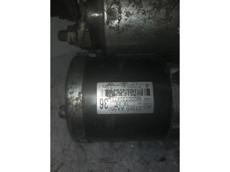 Recambio de motor arranque para subaru impreza g12 limited referencia OEM IAM 23300AA560 MITSUBISHI 