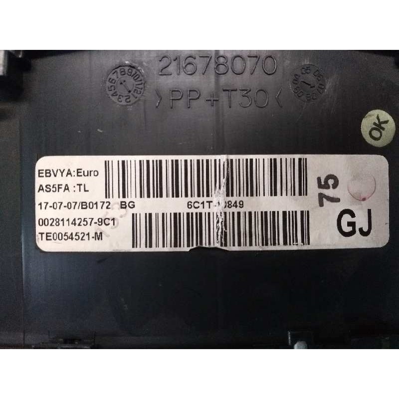 Recambio de cuadro instrumentos para ford transit caja abierta ´06 2.2 tdci cat referencia OEM IAM 6C1T10849 GJ 00281142579C1