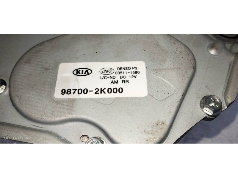 Recambio de motor limpia trasero para kia soul diva referencia OEM IAM 987002K000 035111580 