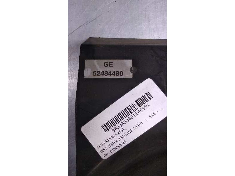 Recambio de electroventilador para opel vectra b berlina 2.0 dti referencia OEM IAM 0130303849 52475659 BOSCH