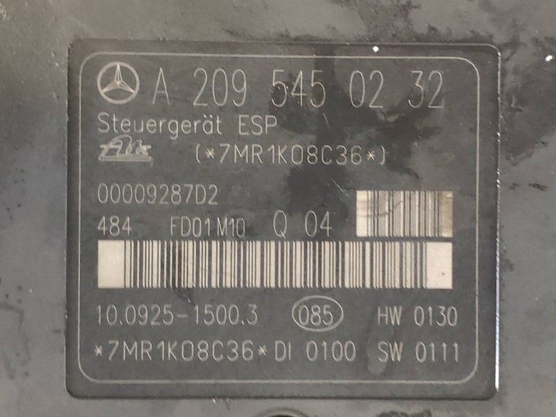 Recambio de abs para mercedes clase c (w203) familiar c 220 t cdi (203.206) referencia OEM IAM 10020402514 10092515003 A00343194