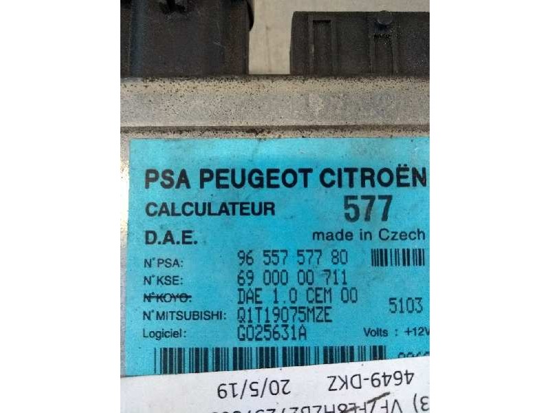 Recambio de centralita direccion para citroen c3 hdi 70 x-tr referencia OEM IAM 9655757780 577 6900000711