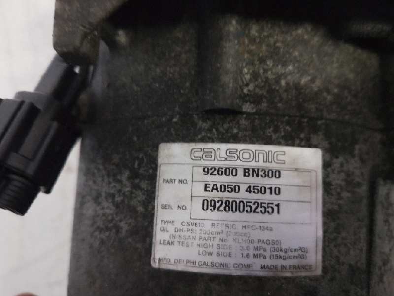 Recambio de compresor aire acondicionado para nissan almera (n16/e) 2.2 16v turbodiesel cat referencia OEM IAM 92600BN300 EA0504 Recambio de compresor aire acondicionado para nissan almera (n16/e) 2.2 16v turbodiesel cat referencia OEM IAM 92600BN300 EA0504