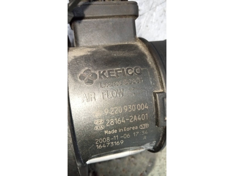Recambio de caudalimetro para kia soul diva referencia OEM IAM 281642A401 9220930004 