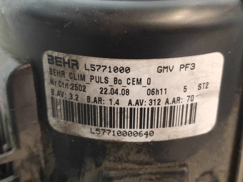 Recambio de motor calefaccion para citroen c5 berlina exclusive referencia OEM IAM L5771000  