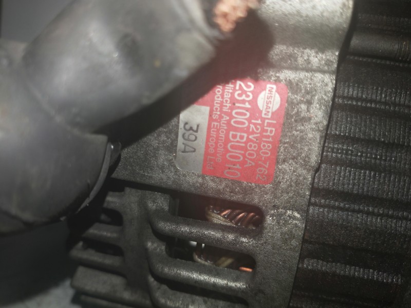 Recambio de alternador para nissan primera berlina (p12) acenta referencia OEM IAM 23100BU010 NISSAN 