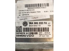 Recambio de centralita motor uce para seat altea (5p1) stylance / style referencia OEM IAM 5WP4027801 06A906033FH SIMOS71A 2