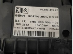 Recambio de mando calefaccion / aire acondicionado para citroen c5 berlina exclusive referencia OEM IAM 96829415ZD 5HB00933205  2