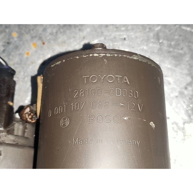 Recambio de motor arranque para toyota avensis berlina (t 22) 1.6 tempus (4-ptas.) referencia OEM IAM 0001107088 281000D030 