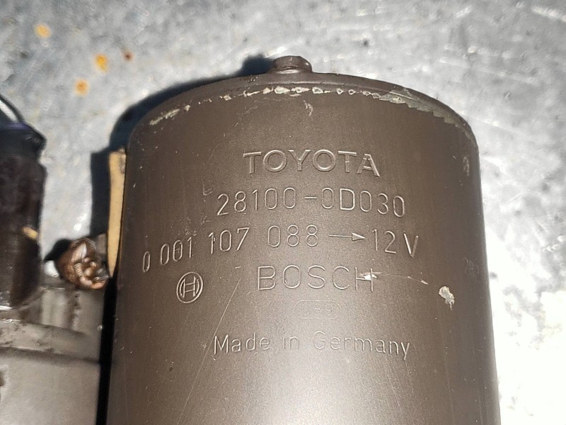 Recambio de motor arranque para toyota avensis berlina (t 22) 1.6 tempus (4-ptas.) referencia OEM IAM 0001107088 281000D030 