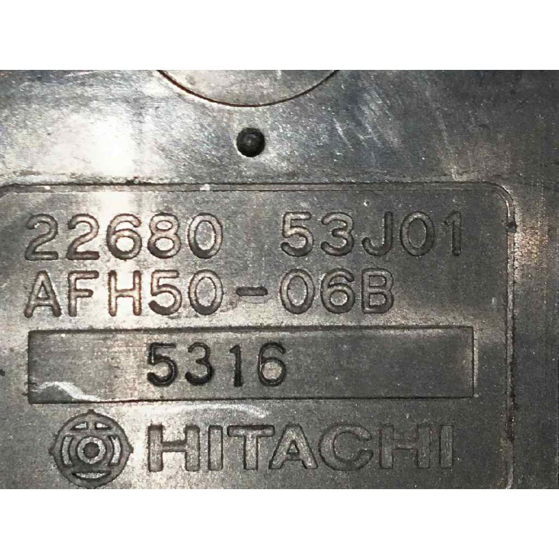 Recambio de caudalimetro para nissan primera berl./familiar (p10/w10) 1.6 16v cat referencia OEM IAM AFH5006B 2268053J01 HITACHI Recambio de caudalimetro para nissan primera berl./familiar (p10/w10) 1.6 16v cat referencia OEM IAM AFH5006B 2268053J01 HITACHI