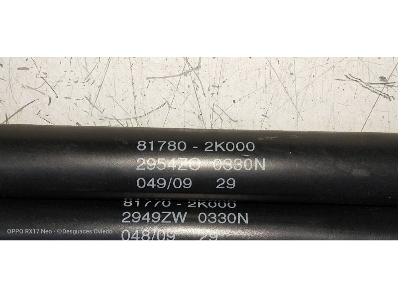 Recambio de amortiguadores maletero / porton para kia soul diva referencia OEM IAM 817702K000 817802K000 