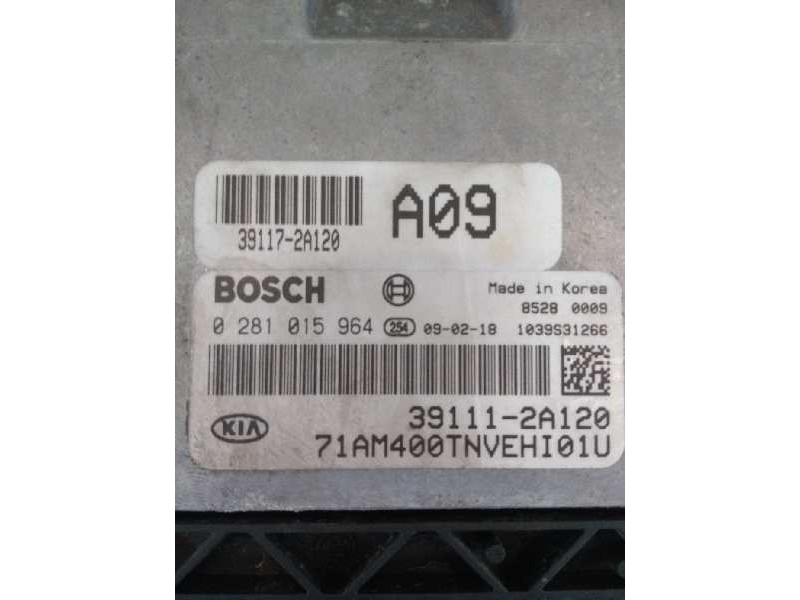 Recambio de centralita motor uce para kia soul diva referencia OEM IAM 0281015964 391112A120 391172A120 A09