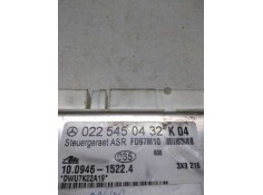 Recambio de centralita asr para mercedes clase slk (w170) roadster 230 compressor (170.447) referencia OEM IAM 10094615224 02254 2