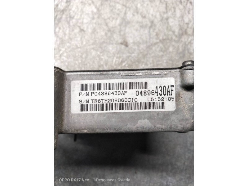 Recambio de centralita cambio automatico para chrysler 300 m (lr) 2.7 v6 referencia OEM IAM 04896430AF  