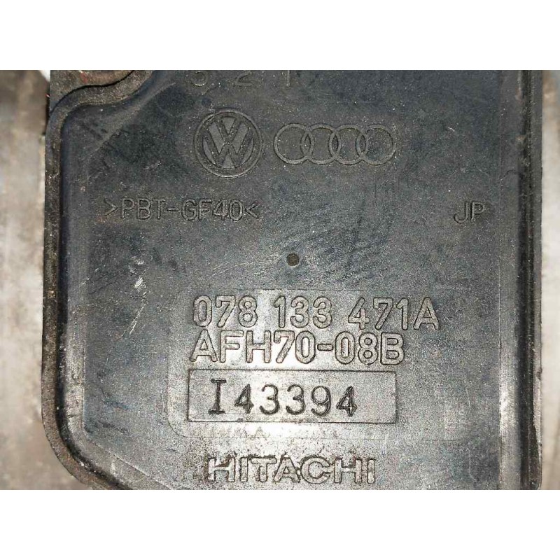 Recambio de caudalimetro para audi a6 berlina (c4) 2.8 v6 cat (aah) referencia OEM IAM AFH7008B 078133471A HITACHI Recambio de caudalimetro para audi a6 berlina (c4) 2.8 v6 cat (aah) referencia OEM IAM AFH7008B 078133471A HITACHI