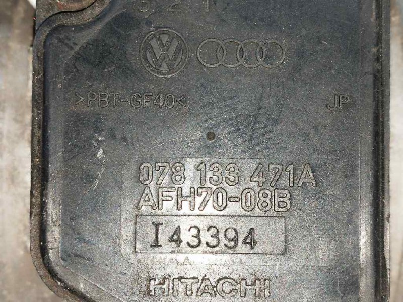 Recambio de caudalimetro para audi a6 berlina (c4) 2.8 v6 cat (aah) referencia OEM IAM AFH7008B 078133471A HITACHI Recambio de caudalimetro para audi a6 berlina (c4) 2.8 v6 cat (aah) referencia OEM IAM AFH7008B 078133471A HITACHI