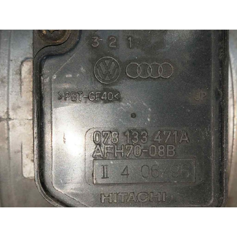 Recambio de caudalimetro para audi 100 berlina (c4) 2.8 v6 cat (aah) referencia OEM IAM AFH7008B 078133471A HITACHI Recambio de caudalimetro para audi 100 berlina (c4) 2.8 v6 cat (aah) referencia OEM IAM AFH7008B 078133471A HITACHI