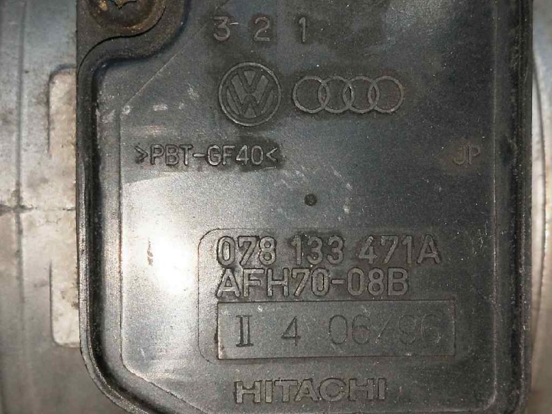 Recambio de caudalimetro para audi 100 berlina (c4) 2.8 v6 cat (aah) referencia OEM IAM AFH7008B 078133471A HITACHI Recambio de caudalimetro para audi 100 berlina (c4) 2.8 v6 cat (aah) referencia OEM IAM AFH7008B 078133471A HITACHI