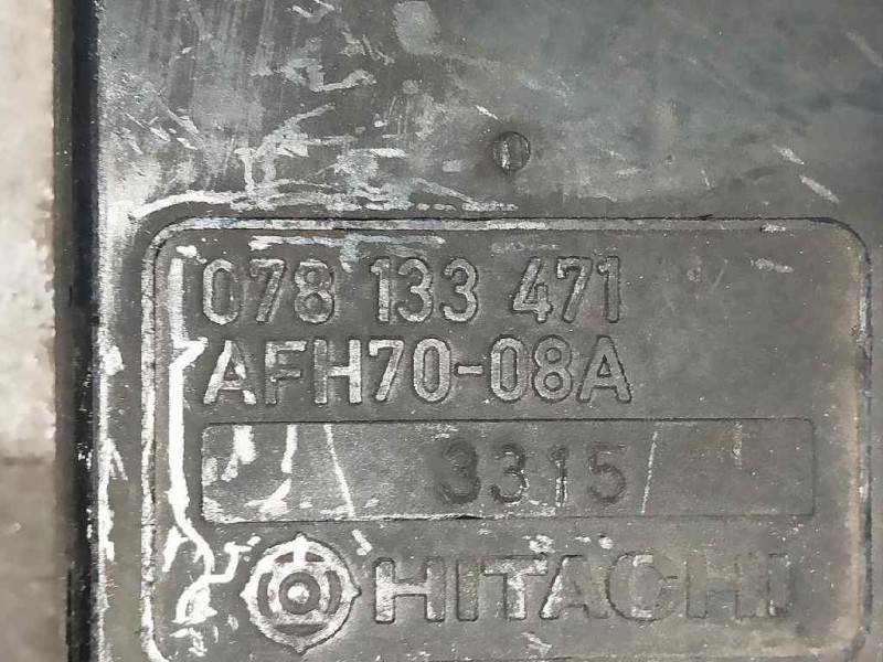 Recambio de caudalimetro para audi 100 berlina (c4) 2.8 v6 cat (aah) referencia OEM IAM AFH7008A 078133471 HITACHI Recambio de caudalimetro para audi 100 berlina (c4) 2.8 v6 cat (aah) referencia OEM IAM AFH7008A 078133471 HITACHI