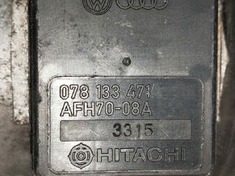 Recambio de caudalimetro para audi a6 avant (4b5) 1.9 tdi referencia OEM IAM AFH7008A 078133471 HITACHI Recambio de caudalimetro para audi a6 avant (4b5) 1.9 tdi referencia OEM IAM AFH7008A 078133471 HITACHI
