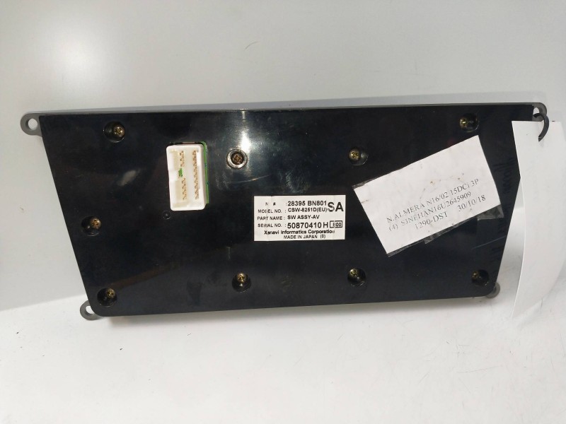 Recambio de mando calefaccion / aire acondicionado para nissan almera (n16/e) visia referencia OEM IAM 28395BN801 50870410H 