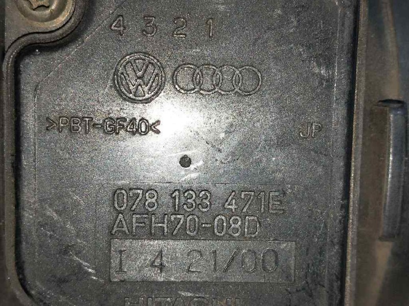 Recambio de caudalimetro para audi a4 avant (b5) 2.4 v6 30v referencia OEM IAM AFH7008D 078133471E HITACHI