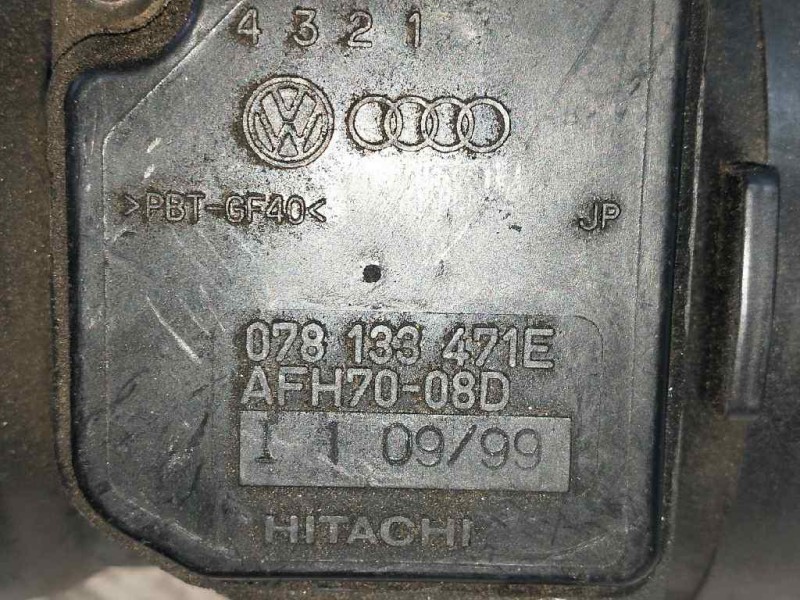 Recambio de caudalimetro para audi a6 berlina (4b2) 2.8 v6 30v referencia OEM IAM AFH7008D 078133471E HITACHI