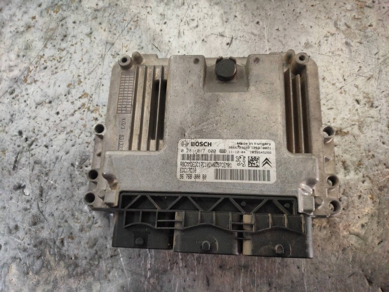Recambio de centralita motor uce para citroen ds3 special edition referencia OEM IAM 0281017600 9676830080 966672958