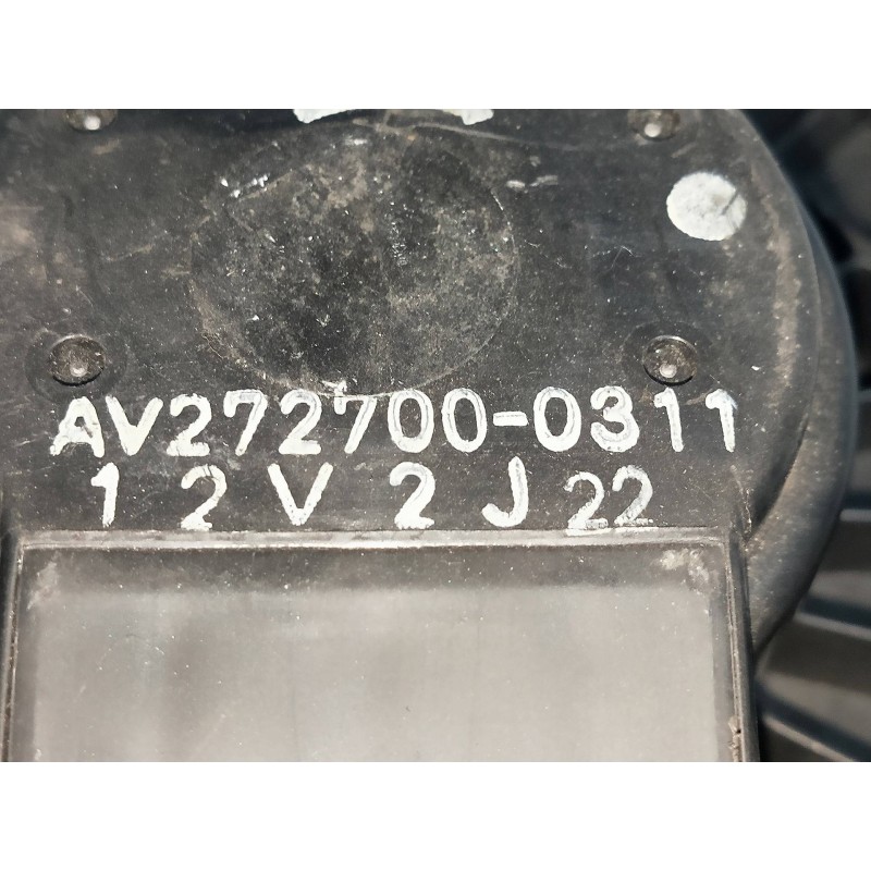 Recambio de motor calefaccion para toyota yaris (ncp1/nlp1/scp1) 1.4 turbodiesel cat referencia OEM IAM AV2727000311  