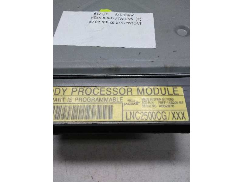 Recambio de modulo electronico para jaguar xj 4.0 v8 32v cat referencia OEM IAM LNC2500CG XXX F8FF14B205BF