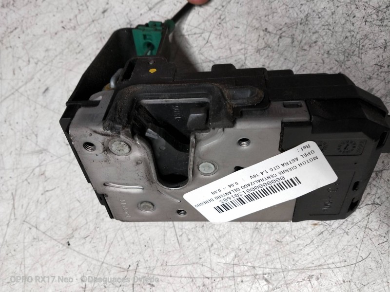 Recambio de motor cierre centralizado delantero derecho para opel astra gtc 1.4 16v referencia OEM IAM   3P