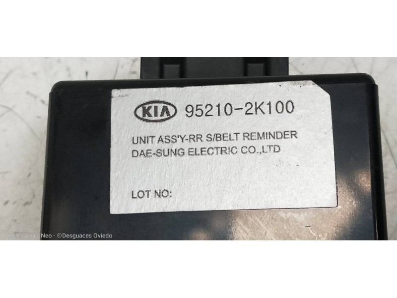 Recambio de modulo electronico para kia soul diva referencia OEM IAM 952102K100  