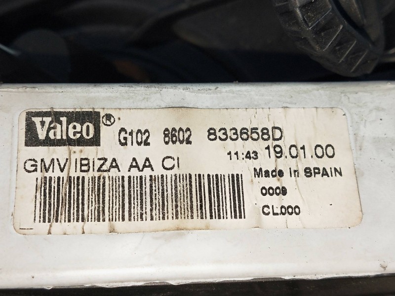 Recambio de motor calefaccion para volkswagen caddy ka/kb (9k9) furg. referencia OEM IAM 833658D  