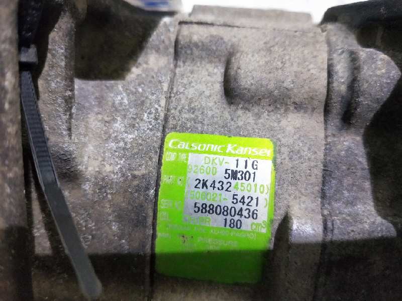 Recambio de compresor aire acondicionado para nissan x-trail (t30) comfort referencia OEM IAM 926005M301 DKV11G 2K33245010 50602