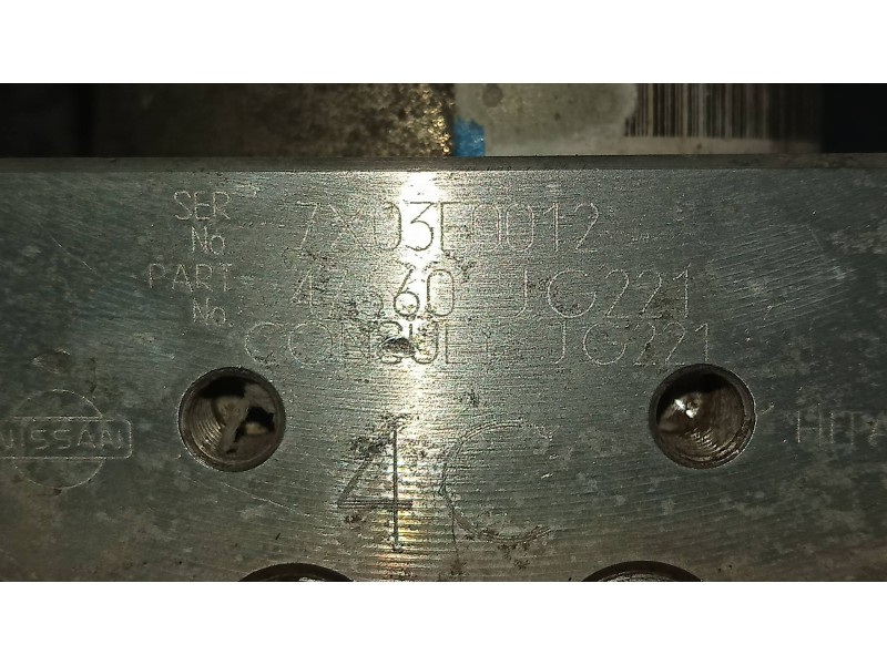 Recambio de abs para nissan x-trail (t31) le referencia OEM IAM 47660JG221 7X03E0012 