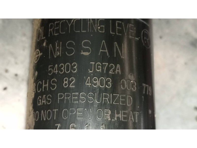 Recambio de amortiguador delantero izquierdo para nissan x-trail (t31) le referencia OEM IAM 54303JG72A  