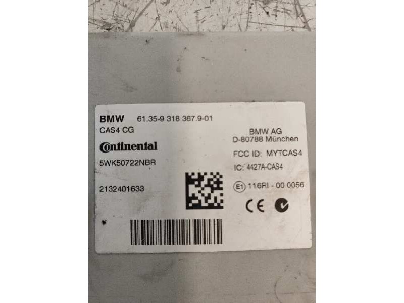 Recambio de modulo electronico para bmw serie 5 lim. (f10) 520d referencia OEM IAM 5WK50722NBR  