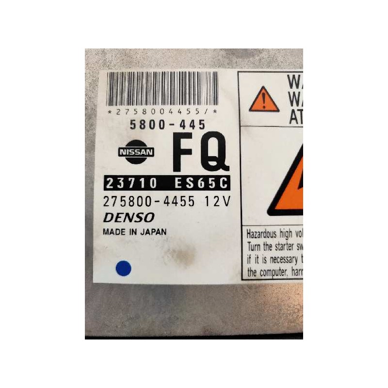 Recambio de centralita motor uce para nissan x-trail (t30) comfort referencia OEM IAM 2758004455 5800445 FQ 23710ES65C