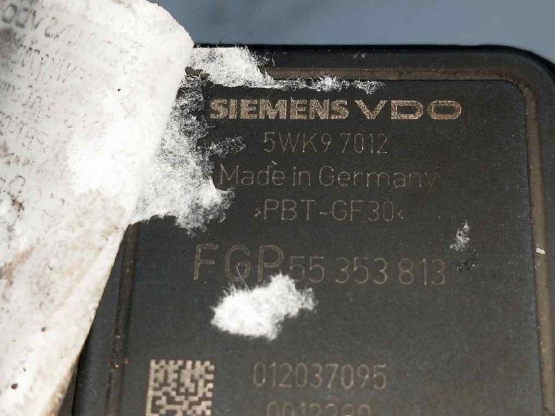 Recambio de caudalimetro para opel zafira b 1.8 16v referencia OEM IAM 5WK97012 FGP55353813 SIEMENS