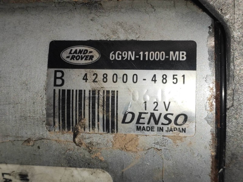 Recambio de motor arranque para land rover freelander (lr2) td4 e referencia OEM IAM 4280004851 6G9N11000MB 