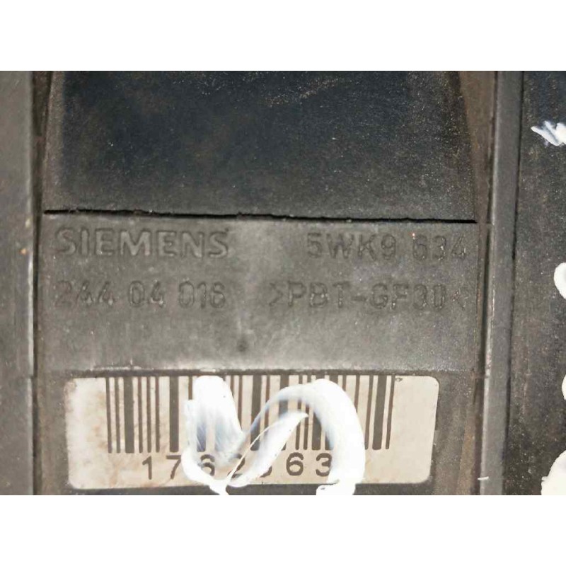 Recambio de caudalimetro para opel zafira b 2.2 16v cat (z 22 yh / lch) referencia OEM IAM 5WK9634 24404016 SIEMENS Recambio de caudalimetro para opel zafira b 2.2 16v cat (z 22 yh / lch) referencia OEM IAM 5WK9634 24404016 SIEMENS