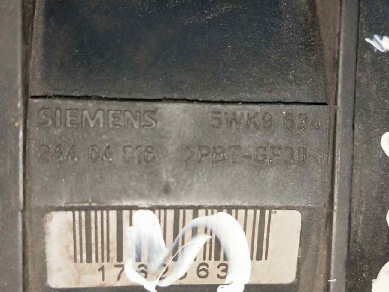 Recambio de caudalimetro para opel zafira b 2.2 16v cat (z 22 yh / lch) referencia OEM IAM 5WK9634 24404016 SIEMENS