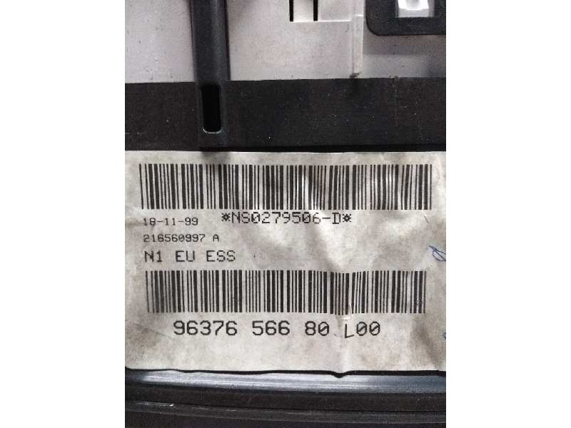 Recambio de cuadro instrumentos para citroen xantia berlina 2.0 16v cat (rfv / xu10j4r) referencia OEM IAM 9637656680 L00 216560