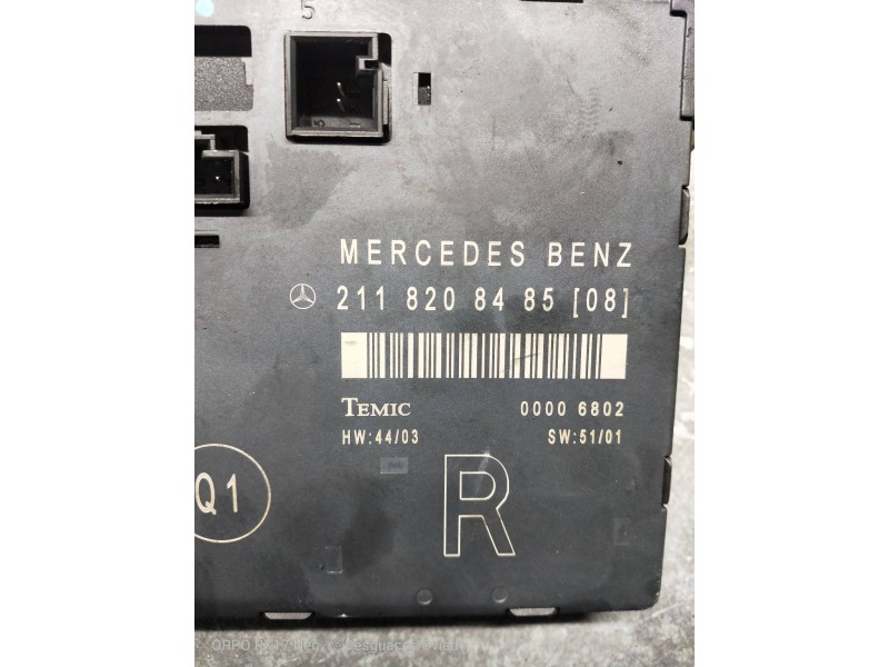 Recambio de modulo electronico para mercedes clase e (w211) berlina e 320 cdi (211.026) referencia OEM IAM 2118208485 00006802 