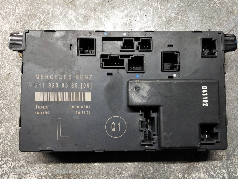 Recambio de modulo electronico para mercedes clase e (w211) berlina e 320 cdi (211.026) referencia OEM IAM 2118208385 00006801 