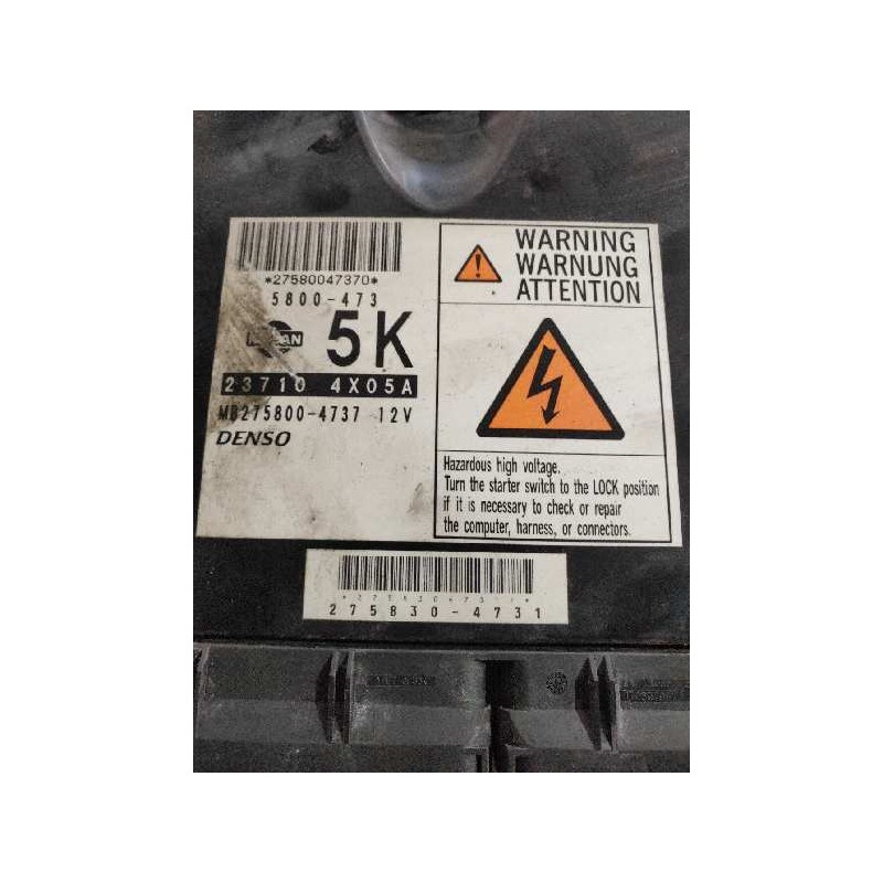 Recambio de centralita motor uce para nissan pathfinder (r51) 2.5 dci diesel cat referencia OEM IAM 237104X05A MB2758004737 5800