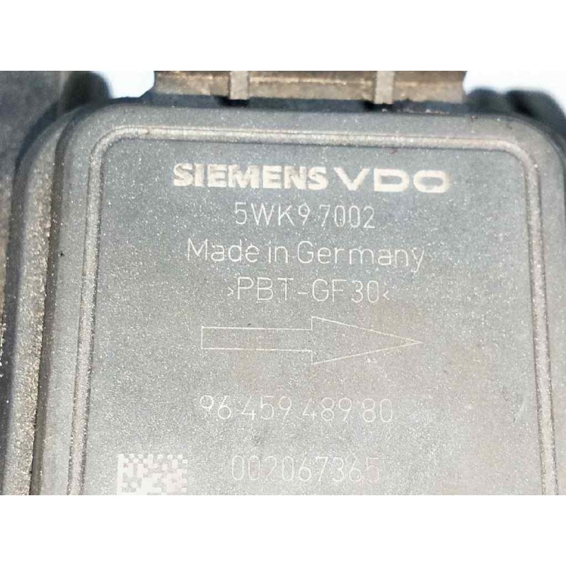 Recambio de caudalimetro para citroen c8 2.0 16v cat (rfn / ew10j4) referencia OEM IAM 5WK97002 9645948980 SIEMENS