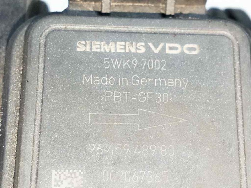 Recambio de caudalimetro para citroen c8 2.0 16v cat (rfn / ew10j4) referencia OEM IAM 5WK97002 9645948980 SIEMENS